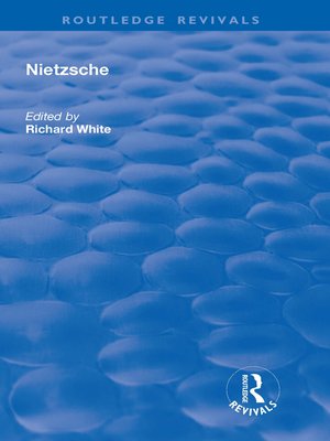 cover image of Nietzsche